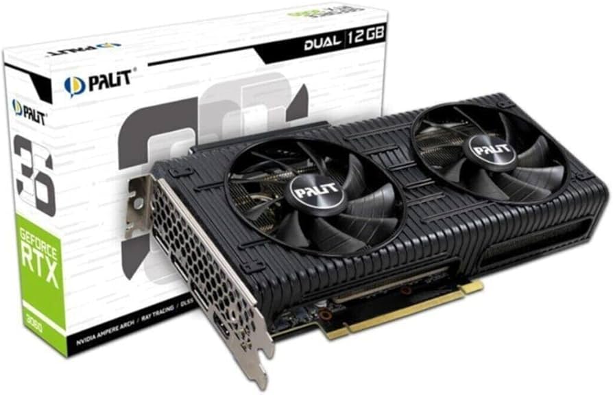 Palit GeForce RTX グラフィックボード RTX3060 12GB PLACA DE VIDEO PALIT GEFORCE RTX 3060 DUAL 12GB GDDR6 192 BITS